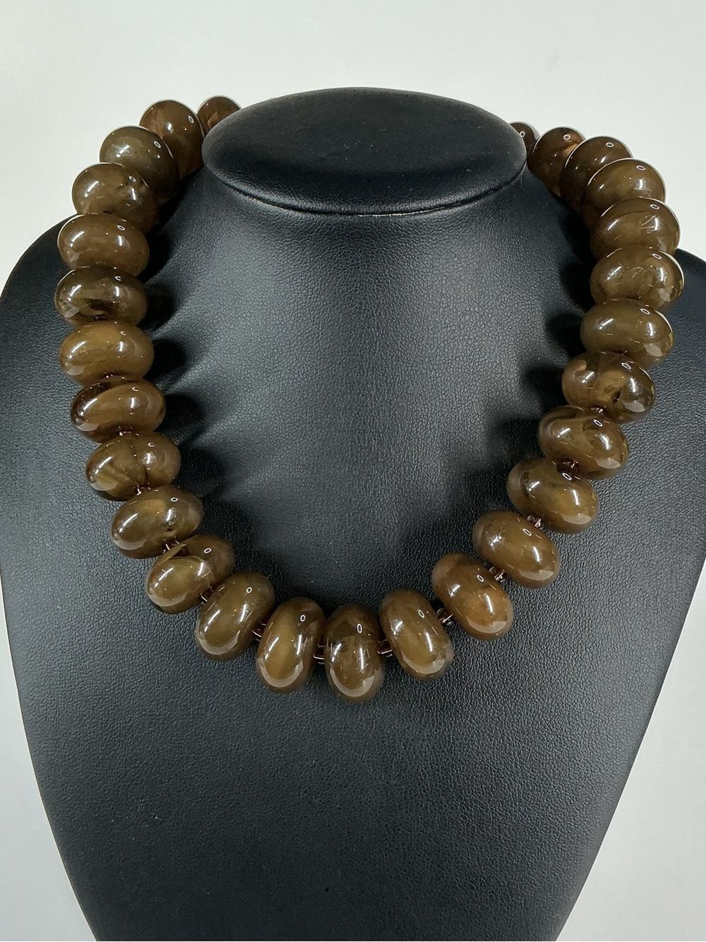 Quartz Oval Pebble Necklace - Beaded Necklace for Women